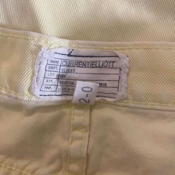 Current/Elliott High-Rise Straight Leg Cropped Jeans SZ 32 - Picture 4 of 5